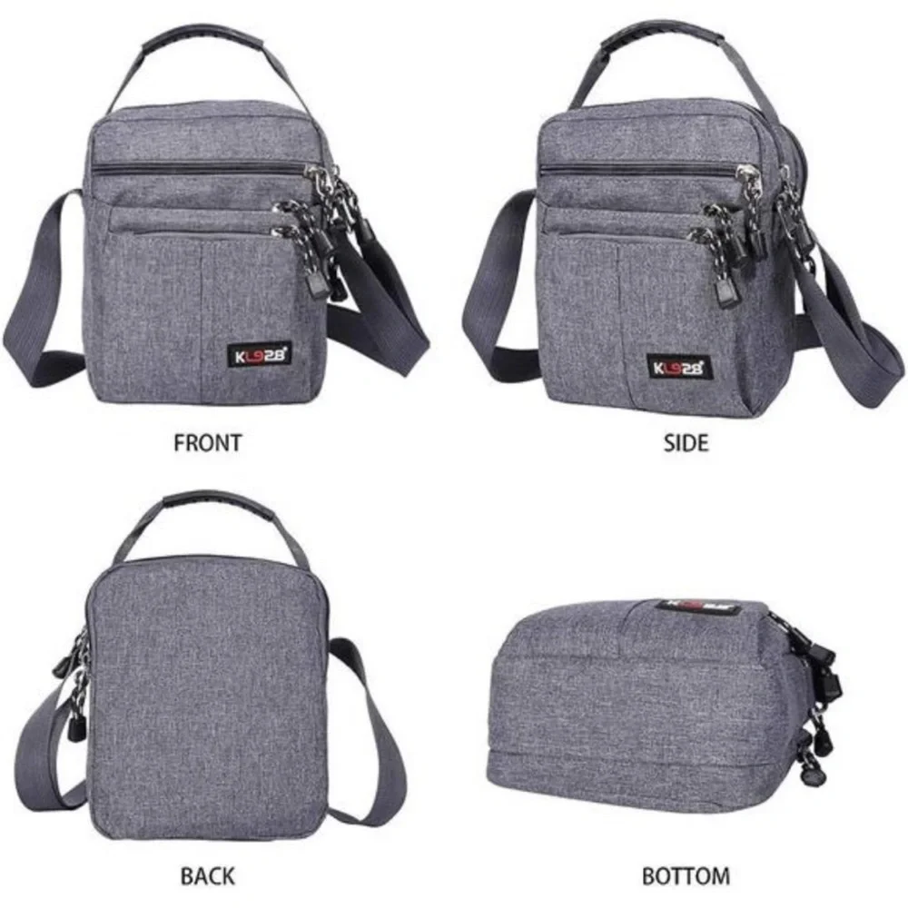 Men's Messenger Bag - Crossbody Shoulder Bags Travel Bag - Picture 3 of 8